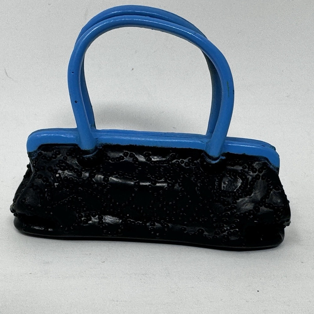 Barbie My Scene Doll Butterfly Bag Purse Accessory Rare Black Blue Mattel Pink - Picture 3 of 6